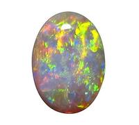 INDIA MADE 8.00 Ratti Opal Stone Certified Natural Fire Oval Shape Aaa+ Super Quality Astrological Australian Opal Loose Gemstone for men and Women'S-B0DJQPHYHN