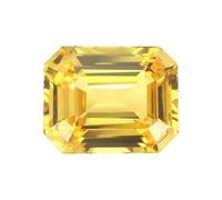 INDIA MADE 8,25 ratti / 7,75 quilates sin calentar sin tratar (zafiro amarillo) piedra Pukhraj piedra natural certificada original calidad Aaa+-B0CLVFTPX9