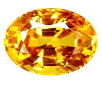 INDIA MADE 8.25 Ratti - Piedra preciosa natural de topacio amarillo certificado B01MY7OQDK