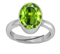 INDIA MADE Anillo ajustable de piedra peridoto de 13,25 ratti de 12,77 quilates, original y certificado por Ggtl Natural Paridot sin calefacción y sin tratar, piedra preciosa B0DQJLHQJ1