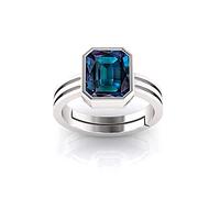 INDIA MADE Anillo de alejandrita certificado en laboratorio, excelente calidad Aaa++ 13,25 ratti / 12,72 quilates, piedra preciosa Ggtl Lab - Certificado |4288|-B0C81TG54K