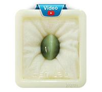 INDIA MADE Certificado sin calefacción, 15,25 ratti, 14,75 quilates, calidad A+, ojos de gato naturales, Lehsunia Ketu, piedra preciosa suelta para mujeres y hombres-B0BS1D3WYL