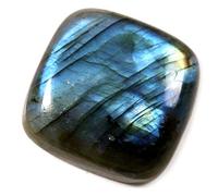 INDIA MADE Cojín de piedra preciosa natural intermitente azul de labradorita, 43,6 quilates, Ju74-B07XP4TX5M