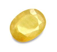 INDIA MADE Gems Original 5,32 quilates/6,25 Ratti Amarillo Zafiro Pukhraj Piedra sin calentar, sin tratar, Calidad Original Natural-B0CLKKYP1Z