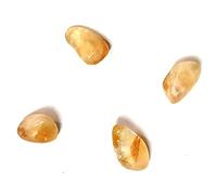 INDIA MADE Juego de 4 tumbas de citrino natural para curación de reiki y prosperidad B0B1XDKDKG