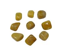 INDIA MADE Juego de piedras preciosas de cuarzo dorado natural de 70 gramos para facilitar la corrección de Reiki y Vastu.-B0B9HT1YR3