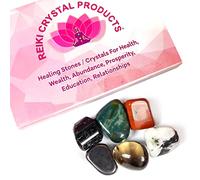 INDIA MADE Kit de piedras naturales de 7 cristales de chakra, todos los juegos de secadora energizados por el experimentado alivio de Reiki Grand Master-B09WYT2ZFP