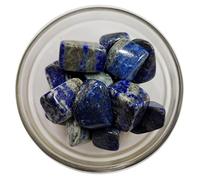 INDIA MADE Lapislázuli azul natural pulido en secadora de cristal de 400 g de 15 a 25 mm, piedra preciosa para aliviar Reiki, piedras energéticas, limpieza de aura, para dinero, chakras, equilibrio