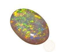 INDIA MADE Natural Lab-Certified 7.25 a 7.50 Ratti Natural Oval Shape A+ Quality Astrological Australian Fire Opal Loose Gemstone-B0C192Z4PK