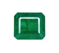 INDIA MADE Natural Untreatet A1+ Calidad certificada 7.25 Ratti/6.44 quilates Esmeralda Panna Verde Piedra preciosa suelta B0DDHL3M2T