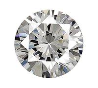 INDIA MADE Piedra de circonita blanca de 11,25 quilates certificada I con diamante cúbico, piedra preciosa suelta, -B0DK78VKMZ