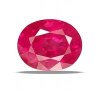 INDIA MADE Piedra de manik de rubí de Birmania de 7,25 ratti / 6,70 quilates natural Aa++ de calidad original certificada por la mente de la tierra, piedra preciosa suelta natural (Lab - Teseted