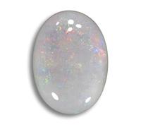INDIA MADE Piedra de ópalo de 12 quilates certificada natural de fuego Aa++, calidad ovalada, blanca, astrológica, ópalo australiano, piedra preciosa suelta-B0BSTYYWSC