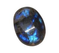 INDIA MADE Piedra de palma de labradorita natural de 5 quilates para relajación, meditación y piedras preciosas de alivio de cristal-B0DK92XXN9