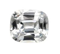 INDIA MADE Piedra de zafiro blanco con certificación original 9.25 Ratti 8.00 quilates Pukhraj seguro no tratado para hombres y mujeres--B0DKBZKX7Q