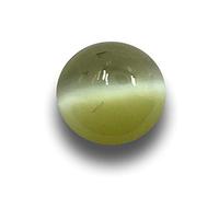 INDIA MADE Piedra natal natural de Lehsuniya de 5,25 ratti/4,78 quilates I original certificado natural ojo de gato/ojo de gato/Ketu piedra preciosa suelta calidad AAA-B0927QL4DW