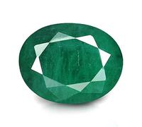 INDIA MADE Piedra natural Panna de esmeralda, piedra natural 3.00 Ratti Rashi Ratna certificada para hombres y mujeres por laboratorio - Certificado-B0CJ3CN1R6