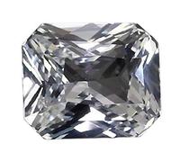 INDIA MADE Piedra original de zafiro blanco de 4,25 quilates, certificado por laboratorio-B0BFX954R4