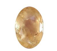 INDIA MADE Piedra preciosa de zafiro amarillo natural Ratti de 3 a 12,50 para unisex-B0BB6LW5RH