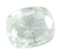 INDIA MADE Piedra Pukhraj blanca con certificación original, 13,25 ratti, 12,25 quilates, color natural, transparente, piedra preciosa de zafiro, B0C4H3J7GF
