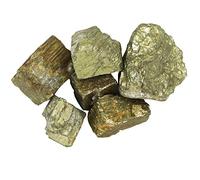 INDIA MADE Pirita natural cruda/áspera/pirita peruana para aliviar/vastu/regalos/riqueza, atrae negocios (300)-B07V44Z1DY