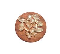 INDIA MADE Vaso de citrino/piedra preciosa de citrino/cristal calmante y piedra de chakra sacro/cristal de bolsillo, pulida, paquete de 20 gramos-B09NPTLW8V