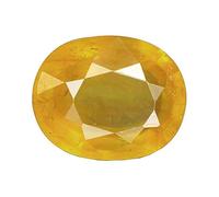 INDIA MADE Zafiro amarillo Pukhraj 4.25 Ratti Ggtl certificado de Sri Lanka (Ceilán) Natural Original Aaa++ Calidad suelta piedra preciosa para hombres y mujeres--B0BQJD5HVP