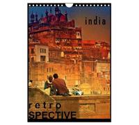 india RETROspective - Indien Kalender (Wandkalender 2026 DIN A4 hoch), CALVENDO Monatskalender: Ein Kalender mit Schnappschüssen aus Indien im Retro-Look