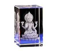 India Tailandia Buda Estatua Souvenir India Shiva Escultura Figurina 3D CARÁCTER Cristal Cristal Tallado Interno Adorno