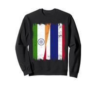 India, Tailandia, Media Bandera, raíces tailandesas Indias Sudadera