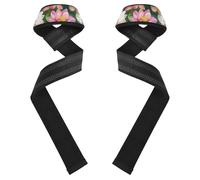 India Water Lily Beauty Flowers - Correas de levantamiento de pesas, correas acolchadas de neopreno de 26 pulgadas para levantamiento de potencia, entrenamiento de fuerza, culturismo