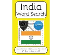 India Word Search Book: Words Search With Easy To Read Print about India, Travel, Culture and More | 6x9 inches, 100 pages | 50 puzzles. Ideal for ... The World in 80 Countries Word Search Books)
