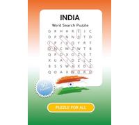 India - Word search puzzle - 30 puzzles - Puzzle for all: Word search puzzles about Indian cuisine, authors, festivals, monuments, languages, etc ... | 6 Inches x 9 Inches | Book for all ages