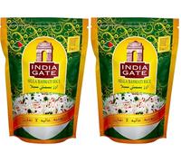 Indiagate Arrozs Basmati, Parboiled 1000 g (Paquete de 2)
