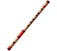 Indian Collectible - Flauta combinada musical con 7 agujeros (18.5 pulgadas) y E natural (15 pulgadas), flauta de bambú Bansuri con bolsa de transporte para flauta gratis