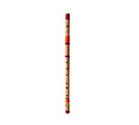 Indian Collectible - Flauta profesional musical con base natural de bambú Bansuri con bolsa de transporte (76 cm)