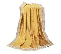 Indian Consigners Mantel de terciopelo grande para uso multiusos, para altar tarot (dorado)