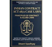 Indian Contract Act 1872 Case Laws: Master the Concepts through Landmark Precedents, Quick Revision Tables, and PYQs from the UPSC Law Optional Paper and Judiciary Exams