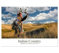 Indian Country - Indianer im Westen der USA (Wandkalender 2026 DIN A2 quer), CALVENDO Monatskalender: Indianer Portraits fotografiert in Natur-Landschaften des Amerikanischen Westens.