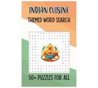 Indian Cuisine Word Search: word searches with Easy to read print about Indian Cuisine,Indian Food,India and more | 6x9 inches, 110 pages | 50+ puzzles... Gift for vacations, Indian Food enthusiast