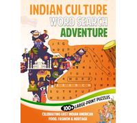 Indian Culture Word Search Adventure: A Journey Through Food, Fashion, Festivals, and Heritage