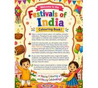 Indian Festivals colouring book (Kids Education)
