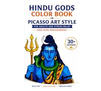 Indian Gods in Picasso Art: A Bold and Creative Coloring Book with Geometric Picasso Style Art