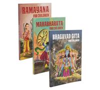 Indian Mythology Stories - Set of 3 Books for Kids -Ramayana, Shrimad Bhagavad Gita , Mahabharata