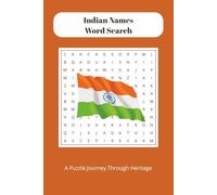 Indian Names Word Search Book: Word Searches about Traditional Indian Names | 50+ Puzzles | 110 Pages | Perfect for All Ages!