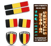 INDIAN STORE 24 Pegatinas de gel 3D, diseño de bandera impermeable, protección UV 3D, pegatinas de vinilo para coche, moto, bicicleta, portátil, banderas de país, alta calidad, símbolos nacionales del