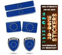 INDIAN STORE 24 Pegatinas de gel 3D, diseño de bandera impermeable, protección UV 3D, pegatinas de vinilo para coche, moto, bicicleta, portátil, banderas de país, alta calidad, símbolos nacionales del
