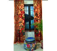 Indian Tree of Life Curtains Drapes Wall Decor Curtain Valances Cotton Tapestry