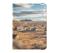 Indian Villages in New Mexico - Soporte de cuero para pasaporte de viaje familiar, seguro y oculto, para hombres, accesorios imprescindibles para viajes