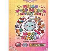 Indian Word Search Adventure: 50 Word Search Puzzles with Bollywood, Indian Cities, Food, Festivals & More - Perfect for Gifting, Kids & Seniors